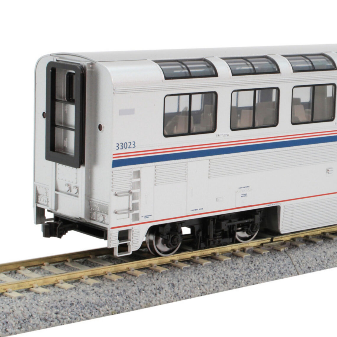 シロ　KATO Amtrak Superliner ラウンジ　カー Amtrak Superliner I Lounge Phase VI #33023 - Kato USA Online Store