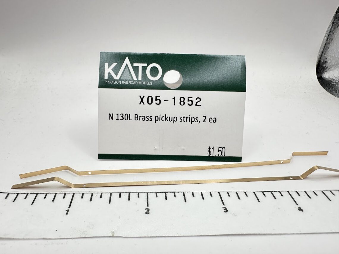 N 130L brass Pickup Strips, 2 Ea