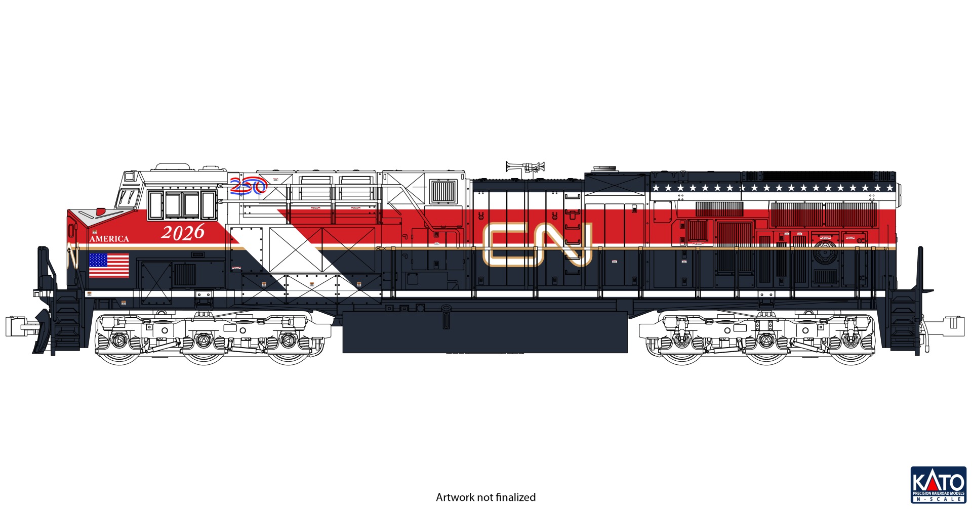 N ES44AC CN #2026 (Air Force One)