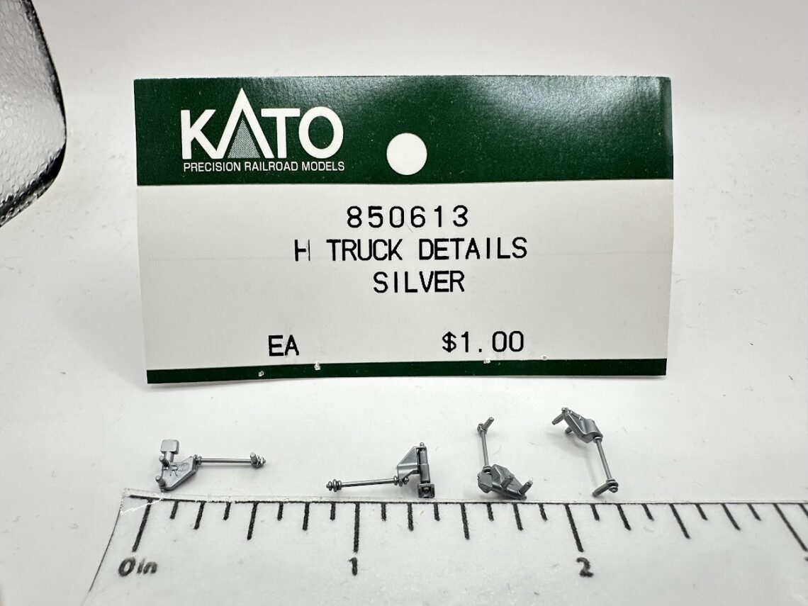 Budd Business Car Truck Details, Silver (HO-Scale)