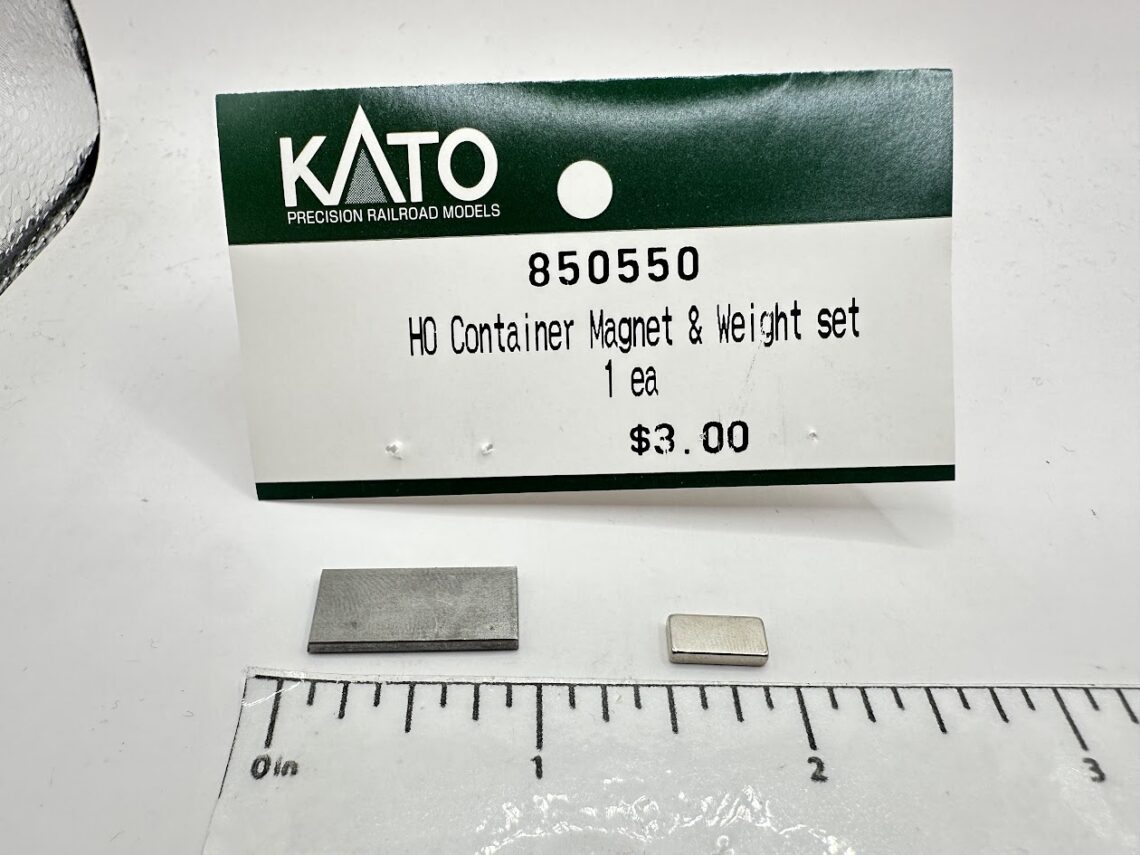 Container Magnet & Weight set (HO-Scale)